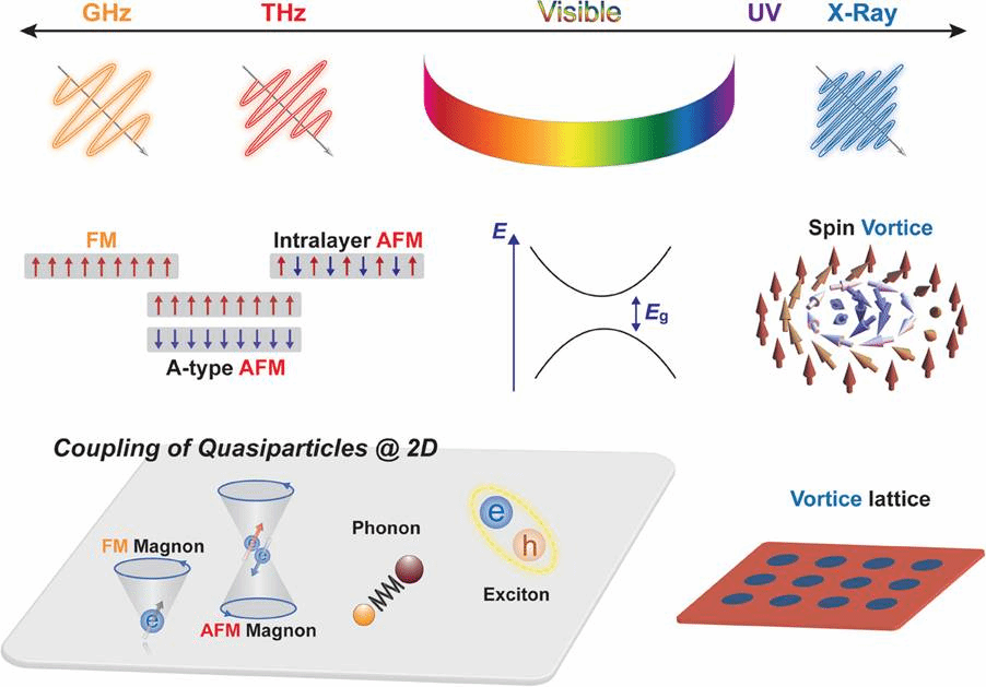 于霆课题组在Advanced Materials上以Lightning the Spin: Harnessing the Potential of 2D Magnets in Opto-Spintronics为题发表综述文章